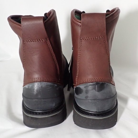 HYTEST Men's 11W work boots NWT/Steel toe/6" WPF shell/K13772/Brown lace up. - Picture 3 of 9